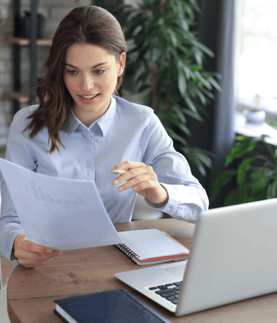 A customer using professional translation services in Iowa for other personal documents like ID cards and passports.